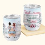 Personalized Bestie Travel Go To Popular Photo Spot Soul Sisters Holiday  Wine Tumbler Gift for Best Friend Suitable for Hot and Cold Liquids