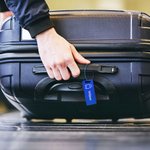 Personalized Metal Travel Luggage Suitcase ID Identifier Tag Bag Backpack Label with Loop and Engraved Information Gift for Traveler