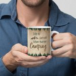 Taza de cerámica blanca personalizada 