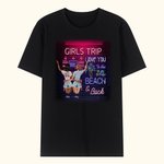 Personalised I Love You to the Beach And Back T-shirt Friendship Gift