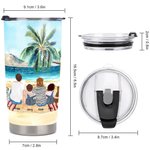 Citazioni personalizzate sul campeggio Home Is Where We Park It 20oz Tumbler per bevande calde e fredde