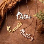 Personalized Cowboy Necklace Western Jewellery with Name Western Cowboy Hat Love Heart Cowgirl Gift Cowboy Gift Birthday Gift