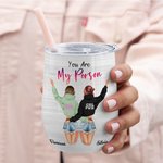 Personalised Our Laughs Are Limitless Our Memories Are Countless Our Friendship Is Endless Wine Tumbler Bestie Birthday Gift 12oz