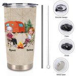 Personalized Couple Apparently We Are Trouble Who Knew 20oz Tumbler Birthday Gift  Valentine's Day Present Anniversary Gift for Family Daily Use