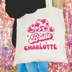 Sac à main personnalisé Disco Ball Let's Go Girls Bride Tote Bag Cadeau parfait pour Bridesmaid Bachelorette Wedding Party Best Friend