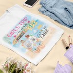 Personalisierte Ich liebe dich zum Strand und zurück T-Shirt Freundschaft Geschenk für beste Freundin Schwester