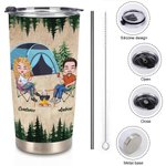 Vaso de 20oz personalizado para bebidas calientes y frías Regalo de aniversario para pareja