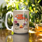 Personlig Uppenbarligen har vi problem tillsammans Vem visste det Vit keramikmugg Födelsedags- och jubileumsgåva