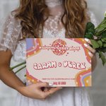 Personalized Disco Wedding Guest Book Signing Book Photo Booth Album Wedding Party Decoration Wedding Keepsake