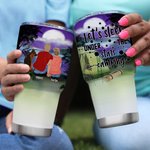 Gepersonaliseerde Let Us Sleep Under The Stars Familie Camping at Night 30oz Tumbler Verjaardagscadeau Verjaardagscadeau
