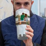 Personalizzato Camping Partners For Life Family Camping Together 30oz Tumbler Regalo di anniversario Regalo di compleanno per una coppia di familiari