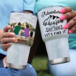 Personalized Family Camping Adventure Is Out There Let Is Find It 30oz Tumbler Anniversary Gift Birthday Gift for Family Couple