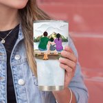 Personalized Life Is Better Around The Campfire Family with Pets Camping 30oz Tumbler Anniversary Gift Birthday Gift for Family Couple