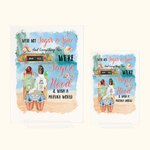 Placa acrílica personalizada We're Not Sugar and Spice and Everything Nice para mujer Amiga Trabajo Bestie BFF Soul Sister