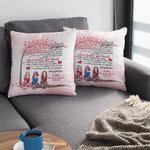 Personalised To My Bestie I Love You Best Friends Forever Throw Pillow Cover  Bestie Quotes Home Decoration