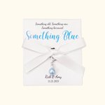 Personalizado Azul Perla de Agua Dulce Plata de Ley Algo Azul Charm for Bridal Shoes Bouquet Garter Wedding Gown Accessory