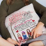 Personalised To My Bestie I Love You Best Friends Forever Throw Pillow Cover  Bestie Quotes Home Decoration