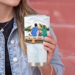 Gepersonaliseerde Let Us Go Camping Family Camping Together 30oz Tumbler Gift voor Verjaardag