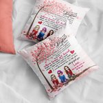 Personalised To My Bestie I Love You Best Friends Forever Throw Pillow Cover  Bestie Quotes Home Decoration