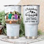 Personalized Family Camping Adventure Is Out There Let Is Find It 30oz Tumbler Anniversary Gift Birthday Gift for Family Couple