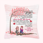 Personalised To My Bestie I Love You Best Friends Forever Throw Pillow Cover  Bestie Quotes Home Decoration