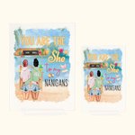 Personalized You are the She to My Nanigans Acrylic Plaque for Bestie Friends Table Decoration