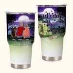 Gepersonaliseerde Let Us Sleep Under The Stars Familie Camping at Night 30oz Tumbler Verjaardagscadeau Verjaardagscadeau