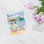 Placa acrílica personalizada We're Not Sugar and Spice and Everything Nice para mujer Amiga Trabajo Bestie BFF Soul Sister