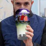 Gepersonaliseerde Let Us Sleep Under The Stars Familie Camping at Night 30oz Tumbler Verjaardagscadeau Verjaardagscadeau