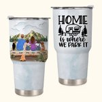 Personalized Home Is Where We Park It 30oz Tumbler for Hot and Cold Drink  Anniversary Gift Birthday Gift for Family Couple