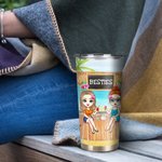 Personalisierte Wir sind nicht Zucker und Gewürz und alles schön Wir sind Salbei und Hood und wünschen eine Mufuka würde 20oz Becher Besties Freunde G