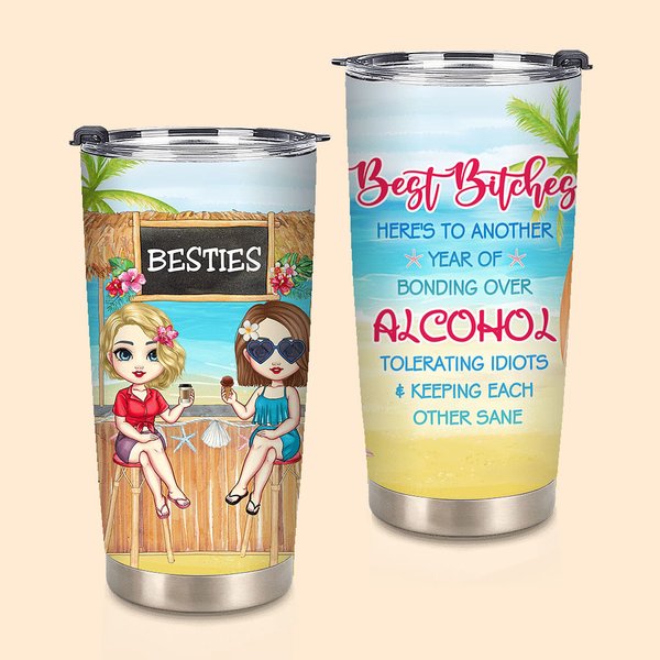 Best Bitches 20oz Tumbler Hot/Cold Drink Gift