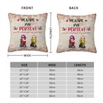 Personalizado You'll Always Be My Person Best Friend Forever Funda de Almohada Regalo para Mejor Amigo para Sala de Estar