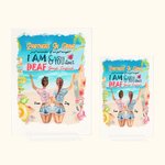 Personalisierte Partner in Crime Just Remember Wenn wir erwischt werden Ich bin taub und Sie sprechen nicht Englisch Acryl Plaque Geburtstag bester Fr