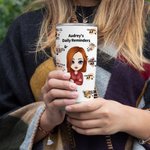 Personalisierte tägliche Erinnerungen Worte 20oz Tumbler Geburtstag Geschenk zurück zu Schule Geschenk für heiße und kalte Getränke