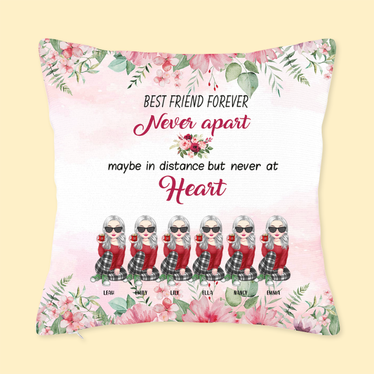 Unique Gift For Best Friend Pillow Case Personalised Best Friends