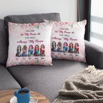 Personalised You're My Person You'll Always Be My Person Bestie Party Throw Pillow Cover  Gift for Best Friend Sofa Decor