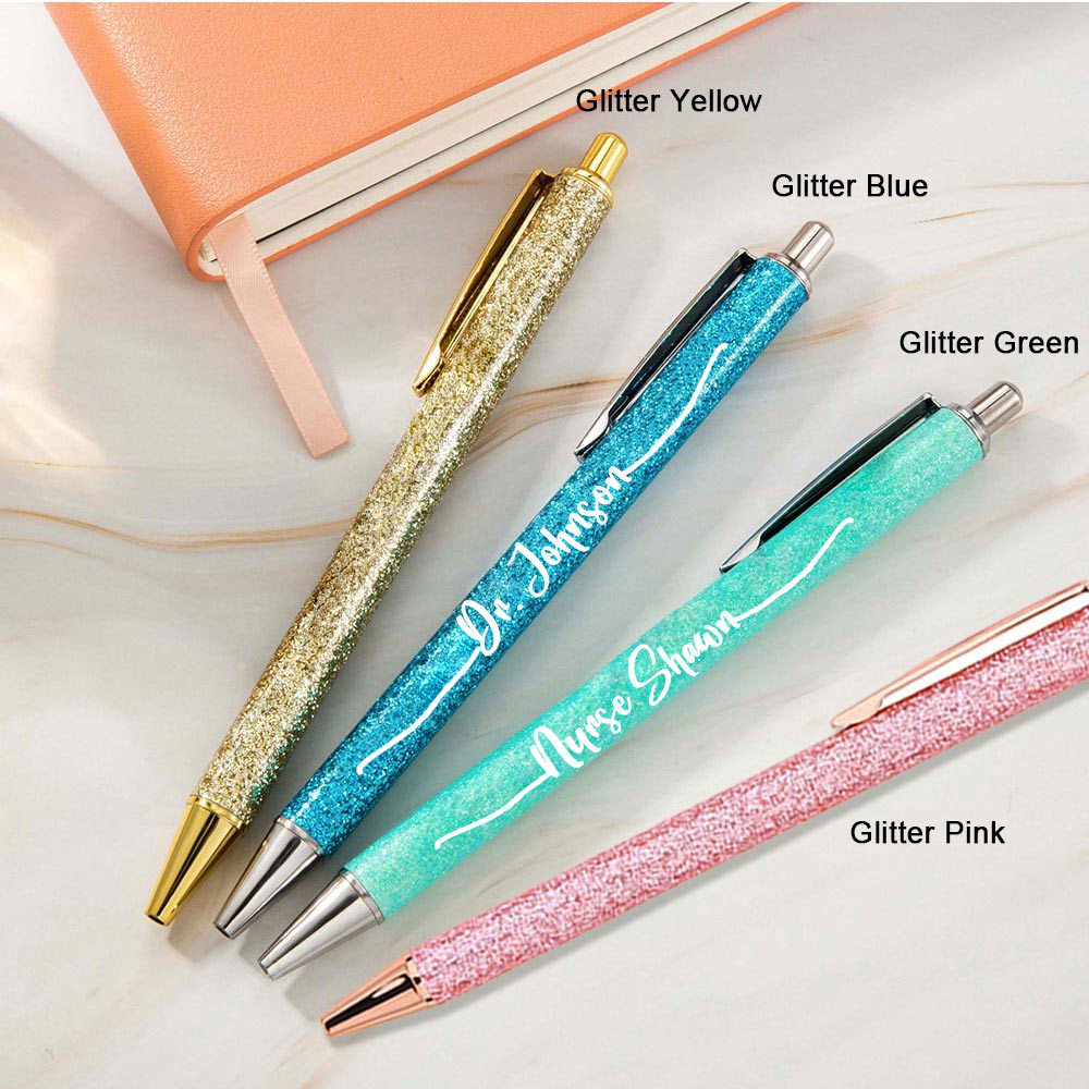 15 Stück Personalisierte Kugelschreiber Mit Stylus – Graviert Mit Namen Für Business, Geschenk Oder Büro