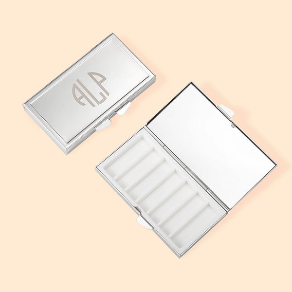 Gepersonaliseerde Monogram Pillendoos Vitaminen Organisator 7 Dag Weekly Initialen Pillendoos Reizen Werk Essentiële Gezondheid Wellness Gift voor fam