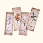 Personalized Birth Flower Bookmark with Name Christmas Gift for Book Lover Grandma Best Friend Student