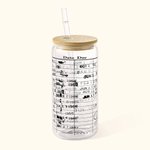 Personalized Library Date Due Card Bookish Glass Cup with Name for Readers Librarian Book Lover Gift