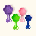 Personalised Paw Shape Dog Food Measuring Cup Scoop 3D Printed Pet Feeding Accessory Gift for Pet Lover Owner