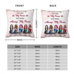Personalised You're My Person You'll Always Be My Person Bestie Party Throw Pillow Cover  Gift for Best Friend Sofa Decor