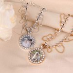 Henkilökohtainen Bridal Anklet kanssa Photo Text Charm Säädettävä nilkka rannesormus Memorial Anklet Hääkimppu Accessory Dainty Memorial Korut