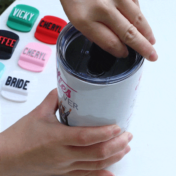 Personalized Name Slider Lid Top Replacement 3D Printed Slider for Stanley Yeti Rambler Tumbler