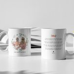 Personalizada Will You Be My Bridesmaid Flor Blanco Taza de Cerámica Regalo de la propuesta de la dama de honor Regalo de boda