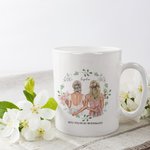 Personalizada Will You Be My Bridesmaid Flor Blanco Taza de Cerámica Regalo de la propuesta de la dama de honor Regalo de boda