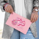 Bolsa de Maquillaje Personalizada Estilo Disco Bolsa de Cosméticos con Nombre Regalo para Boda Dama de Honor Despedida de Soltera