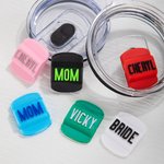 Personalized Name Slider Lid Top Replacement 3D Printed Slider for Stanley Yeti Rambler Tumbler