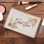 Sac de maquillage personnalisé Bohemla pour mariée Meilleure amie Mariage Cadeau de douche nuptiale